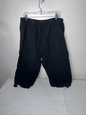 Women’s Black Casual Drawstring Jogger Pants